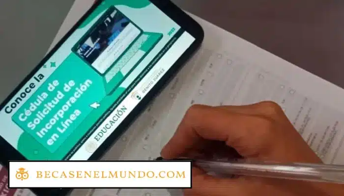 Cédula de Solicitud de Incorporación en Línea Becas Benito Juárez