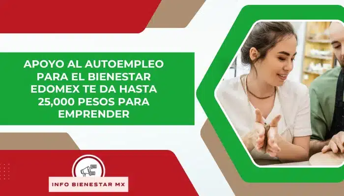 Apoyo al Autoempleo para el Bienestar Edomex te da hasta 25,000 pesos para emprender