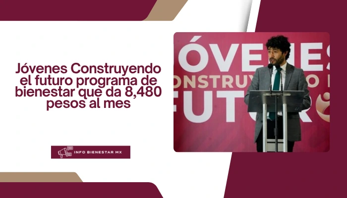 Jóvenes Construyendo el futuro programa de bienestar que da 8,480 pesos al mes