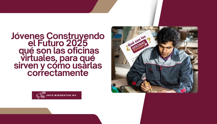 Jóvenes Construyendo el Futuro 2025: qué son las oficinas virtuales, para qué sirven y cómo usarlas correctamente