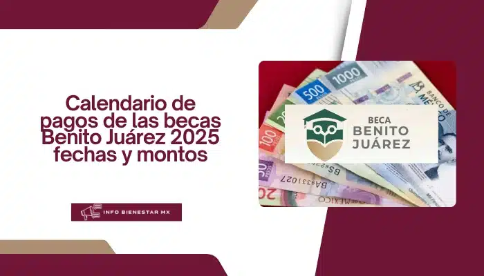 Calendario de pagos de las becas Benito Juárez 2025: fechas y montos
