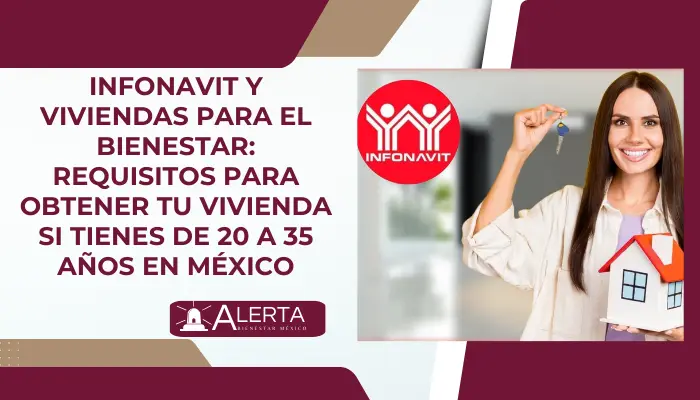 Infonavit y Viviendas para el Bienestar: Requisitos para Obtener tu Vivienda si Tienes de 20 a 35 Años en México