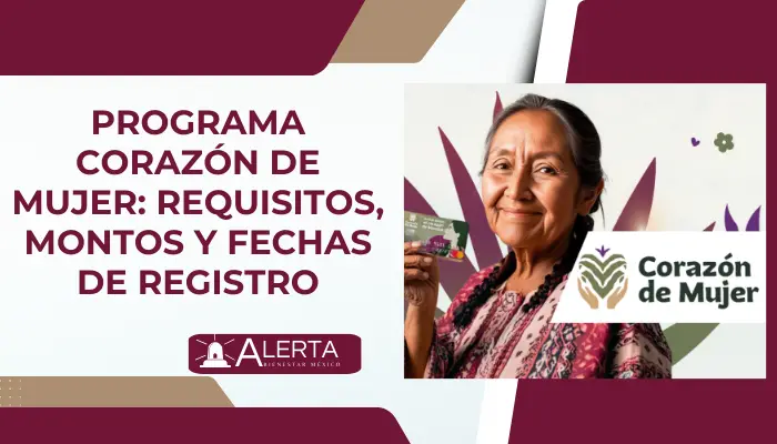 Programa Corazón de Mujer: Requisitos, montos y fechas de registro