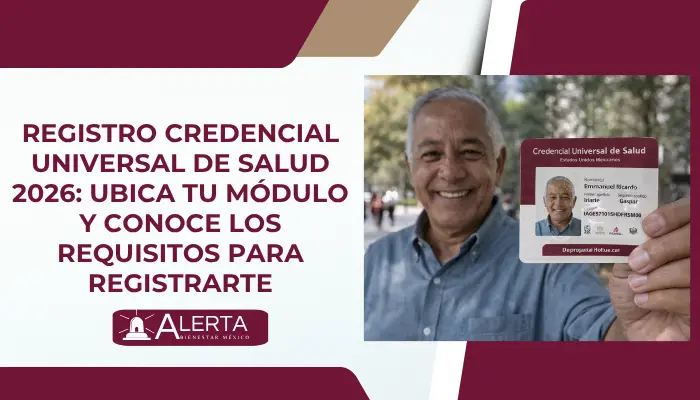 Registro Credencial Universal de Salud 2026: Ubica tu módulo y conoce los requisitos para registrarte