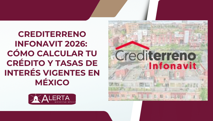 Crediterreno Infonavit 2026: Cómo Calcular tu Crédito y Tasas de Interés Vigentes en México